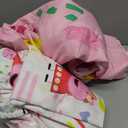 Peppa Pig Be Nice & Kind 4 Piece Toddler Bedding Set - Includes Comforter, Sheet Set - Fitted and Top Sheet + Reversible Pillow Case for Girls Bed, Pink