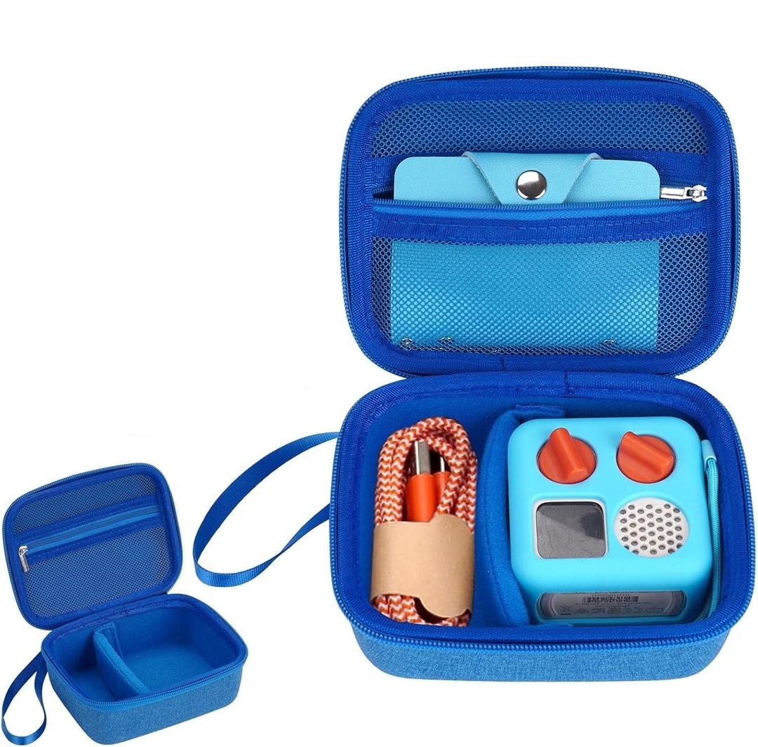 YouKnow Hard Case for Yoto Mini Player, Kids Audio Music Accessory (Blue)