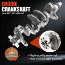 Engine Crankshaft & Bearings kit Compatible with Kia Forte 2.0L 2017-2021