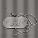 OSTENT Wired Classic Controller Gamepad Joystick for Nintendo Wii Remote Console Video Game Color White