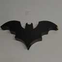 10 Inch Christmas Bat Tree Topper Gothic Christmas Tree Topper Ornaments Wooden Spooky Xmas Party Decor for Xmas Party Home Decor Gifts