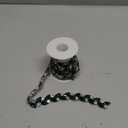 Jerler 1 Yard Rhinestone Trim, Crystal Rhinestone Chain Applique, Ideal for DIY Decoration and Wedding Clothing Embellishments, 0.6" Width (Green)