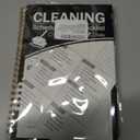 2 x ADHD Cleaning Planner, Cleaning Schedule and Checklist, Undated Daily and Weekly Household Cleaning Checklist Planner, Organize Your Home to Keep Neat and Stress-Free (Black)