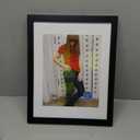 RPJC 11 x 14 Picture Frames Made of Solid Wood and High Definition Glass Display Pictures 8x10 with Mat or 11x14 Without Mat for Wall Mounting Photo Frames Black