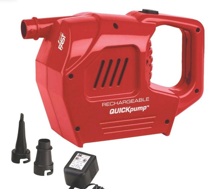 Rechargeable Quickpump Air Pump, 24 Cfm, 120 Volt, Inflator/deflator