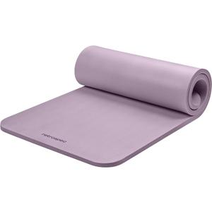 Retrospec Solana Yoga Mat 1" Thick With Nylon Strap For Men & Women - Non Slip Exercise Mat For Home Yoga, Pilates, Stretching, Floor & Fitness Workouts (Violet Haze)