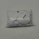 AZAR MAN Slim fit Solid White French Cuff Dress Shirt, Size 4XL