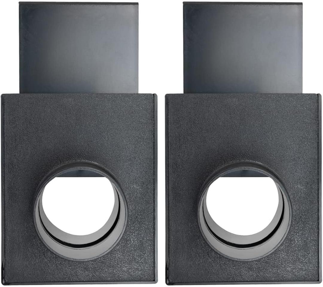 POWERTEC 70133V 2-1/2" Blast Gate for Dust Collector, Dust Collection Fittings (Pack of 2)