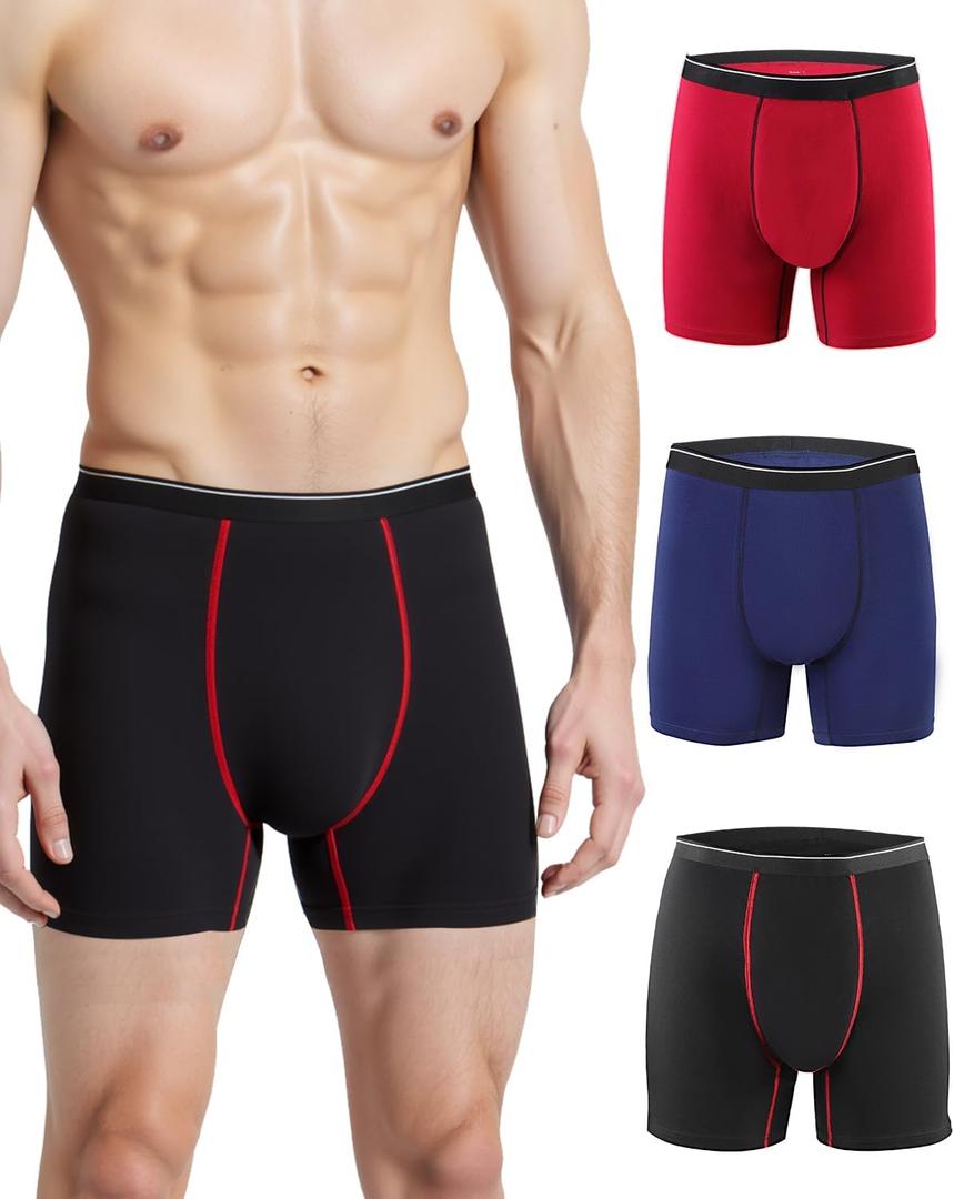 Jade Butterfly Incontinence Underwear for Men, 130ml Absorbency Leakproof Boxer Briefs, Adult Discreet Bladder Protection (L)