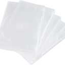 Maxtek 14mm Single Clear Standard DVD Case with Outter Clear Sleeve, 10 Pieces. Disc Not Included.