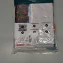 Kate Red Door Christmas Photo Backdrop Rustic Barn Backdrop Christmas Trees Portrait Photography Backgrounds Outside Farm Photo Props for Pictures, 7X5ft