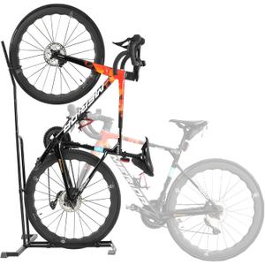 Bike Stand, Vertical Bike Rack For Indoor Bike Storage, Upright Bicycle Stand Floor. (StyleA-Pack of 1)