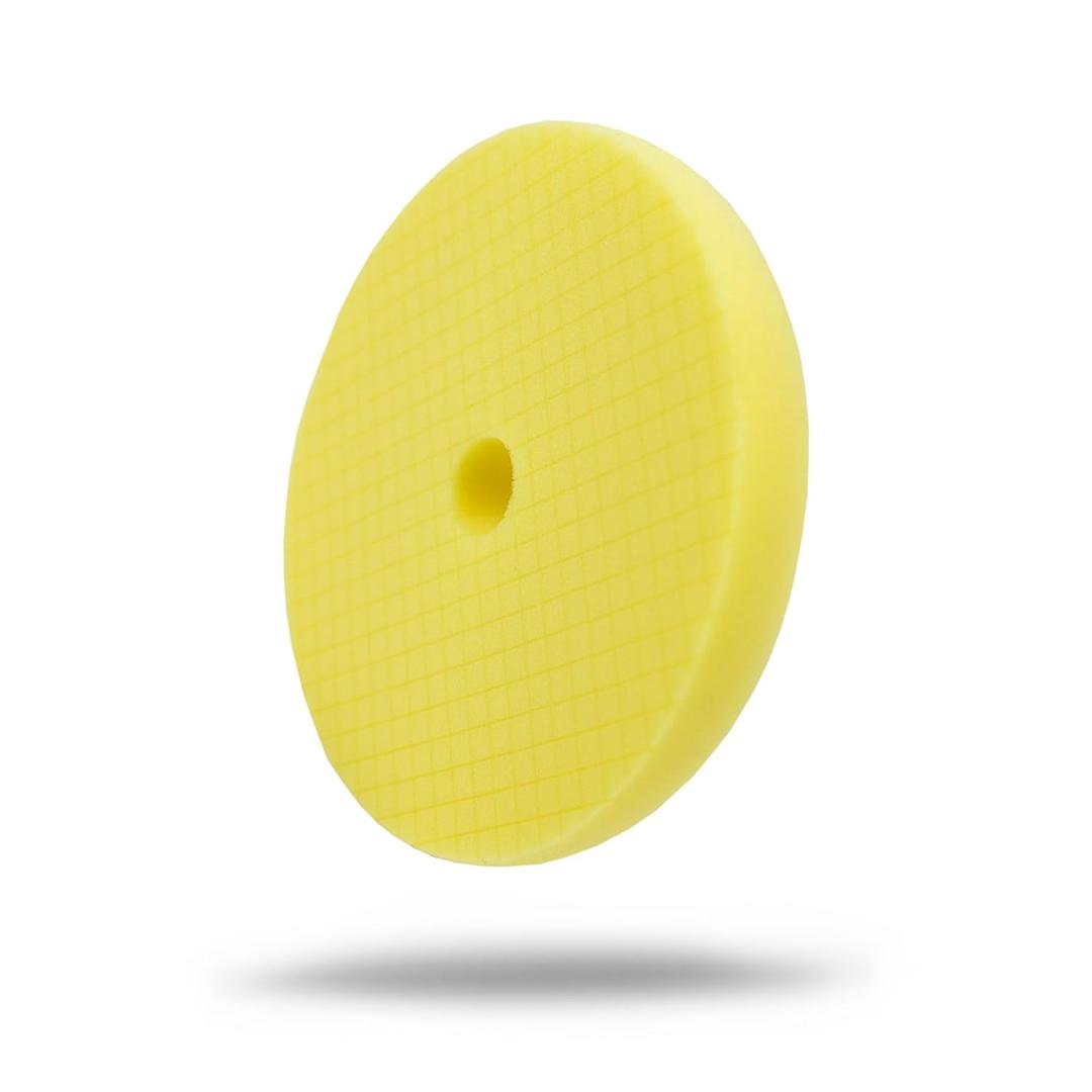 Maxshine 6" Universal Cross Cut Polishing Foam Pad Hook & Loop DA & Rotary Polisher Compatible Scientifically Designed Cross Cut for Heat Control & Efficient Compound Delivery