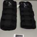 Sportneer Adjustable Ankle Weights for Women and Men 7 lbs/Pair Adjustable Leg Weights with Secure Straps, Strength Training Weighted for Yoga, Walking, Running, Aerobics, Gym, Physical Therapy (Black)