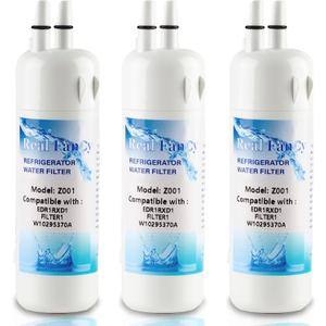 EDR1RXD1 Refrigerator Water Filter Replacement Compatible with W10295370A, WHR1RXD1, KAD1RXD1, EDR1RXD1B, Filter 1, P8RFWB2L, P4RFWB, 46-9930, 46-9081 Refrigerator Water Filter, 3 Pack