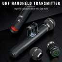 Phenyx Pro Professional Wireless Microphone, UHF Dynamic Mic, Metal Cordless Mic, Handheld Microphone for PTU-71/PTU-7000/PTU-6000 with Selectable Frequencies (PWH-7)