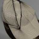 Ladies Baseball Cap Hairpiece Synthetic Hairs with Brim Hats Extension Baseball Caps for Ladies Girls (highlights)