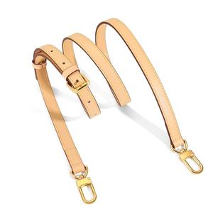RYYXZXL Vachetta Leather Replacement Adjustable Shoulder Strap for L V Handbag Replacement Bag Strap (width: 0.6in-Beige)
