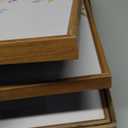 CHDITB Wildflower Framed Canvas Wall Art Set Of 3,Flower Artwork Modern Floral Wall Decor, Watercolor Nature Wall Painting, Minimalist Butterfly Art Prints For Bedroom Living Room Office Decor-12”X16”