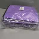 90L Clothes Blanket Storage Bags, 6 Pack Under Bed Storage Bins with Lids, Foldable Closet Organizer with Reinforced Handles for Clothing, Blanket, Comforters, Bed Sheets, Pillows and Toys, Purple