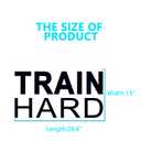6 x Inspirational Quotes Wall Decals for Gym: Motivational Vinyl Art Wall Stickers for Office Garage Classroom School - Train Hard 28.6" X 15"