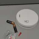 Slim Smoke Alarm, Battery Powered by First Alert, EXP: 10 Years After Installation
