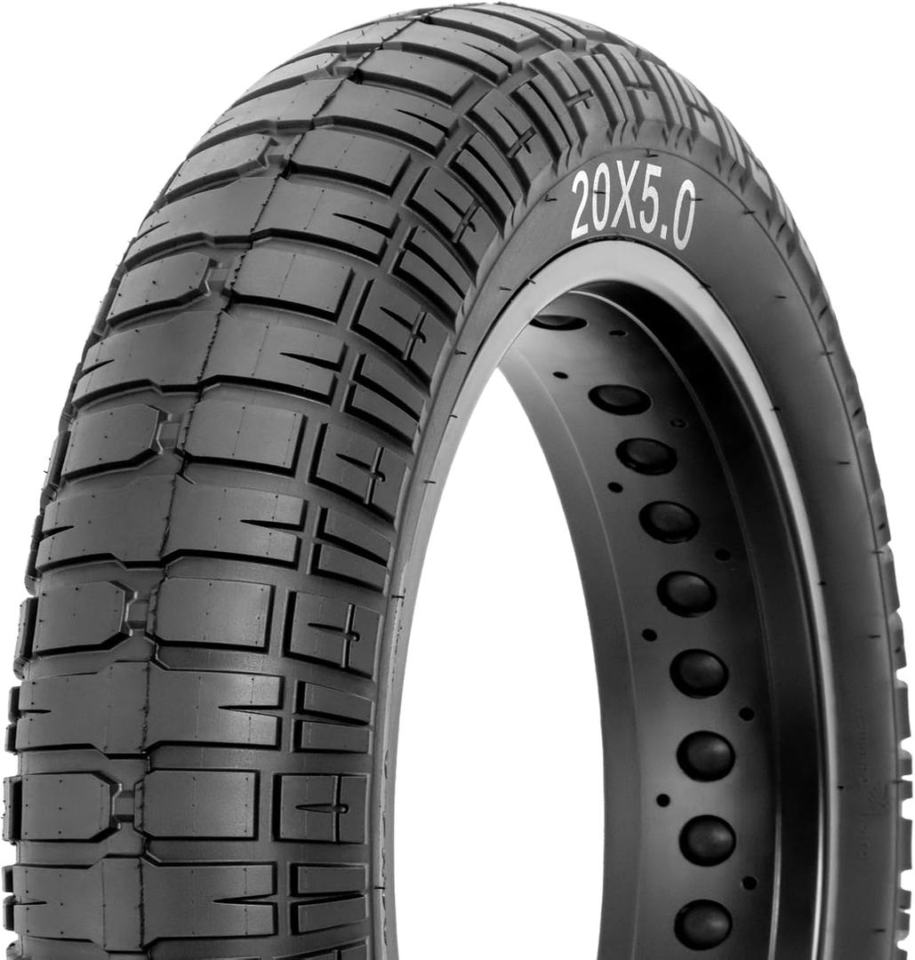 MOHEGIA E-Bike Fat Tire: 20x4.0/20x4.5/20x5.0/26x4.0 Inch Folding Heavy Duty Fat Tire for Electric Bicycle,MTB and Trike for Urban Commuting Or Off-Road Riding