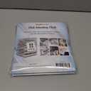 2 x Non Scratch Wire Dishwashing Rag, 8 Pack Double Layer Reusable Wire Dishcloth, Silver Mesh Metal Cleaning Cloth for Pots, Pans, Sink, Steel Cookware, Wet & Dry Cleaning