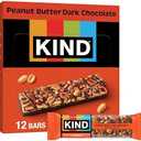 KIND Nut Bars, Peanut Butter Dark Chocolate, Healthy Snacks, Gluten Free, 8g Protein, 24 Count, BBD 11/01/25