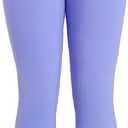 Sunzel Mini Flare Leggings for Women, High Waist Yoga Pants with Tummy Control, Casual Gym Workout Bootcut Leggings (Small, Periwinkle)