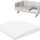 BUYUE Sagging Furniture Fix Cushion, Support Pad for Sofas, Couches, Recliners High Density Foam Replacement Parts DIY Repair Cuttable (20x 20x 2 White, 1 PC)