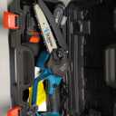 Mini Chainsaw, 6 Inch Electric Chainsaw Cordless,Rechargeable Battery Powered Handheld Chain Saw for Wood Cutting, Courtyard, Household and Garden