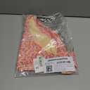 Amazon Essentials Women's Side Tab Bikini Swimsuit Bottom (X-Large, Pale Peach Micro Floral)