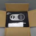 Goldenkey Small Kids Safe for Money, Digital Mini Safes with Keys&Code for Cash, Safe Box for Personal Items for Home, 6.69"D x 9.05"W x 6.69"H, Black