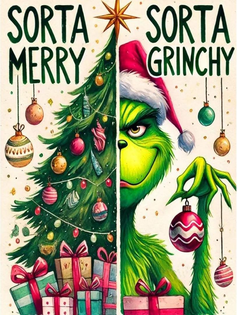 Cupmod Christmas Paint by Numbers Kit for Adults,Winter Painting by Numbers,DIY Acrylic Paint Kit for Adults Beginners Without Frame,Easy Adult Paint by Number Kits on Canvas for Decor 16x20inch (MT22172)