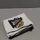 20 Pcs Cheer Makeup Bag Cheer Teams Senior Night Gifts Canvas Makeup Case Cheerleader Teams Gifts Zipper Pouch for Cheerleading Teammates Party Supplies(Black Gold)