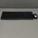 Logitech MK270 Wireless Keyboard and Mouse Combo for Windows, 2.4 GHz, 8 Multimedia Keys, PC, Laptop, Wireless Keyboard Compact Mouse Combo - Black