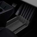 SUMK Floor Console Organizer for Tesla Cybertruck Accessories 2024 2025, Durable TPE Lower Center Console Organizer Tray with Non-slip Lining for Cybertruck