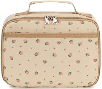 LEDAOU Lunch Bag Kids Insulated Lunch Box Girl Boy Insulated Reusable Lunch Bag for School Picnic Hiking Work