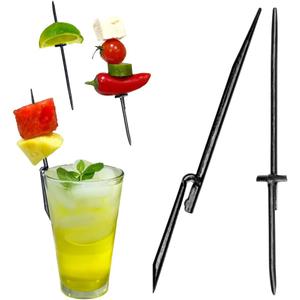 2 x Garnishmate Clip-On Garnish Holder Cocktail Drink Picks for Entertaining