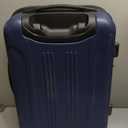 Travelers Club Chicago Hardside Expandable Spinner Luggage, Navy Blue, 3 Piece Set