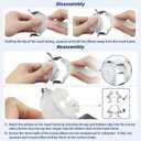Replacement Nasal Pillow Cushion for ResMed AirFit P10, Compatible with Original Airfit P10 Frame, Reliable Seal & Soft Replacement Silicone CPAP Mask Cushion, 2-Pack, Small