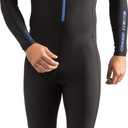Cressi Skin - Adult Versatile Full Suit for Water Sport, Warmth and Sun Protection (Black, XL)
