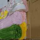 600PCS Pipe Cleaners Craft, Pipe Cleaner Bulk Flower Kit, 6 Colors Chenille Stems Flower Making Kit with Floral Wires, Gardening Tape, Stamen, Floral Wrapping Paper & Ribbon for Art and Craft Supplies