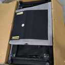 HONBAY Modular Sectional Sleeper Sofa with Pull Out Bed, Chenille L Shaped Couch with Storage Seats, Convertible Sectional Couches for Living Room, Warm Grey