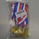 Abaokai 12 Pieces Gold Award Baseball Medals for Kids Sports Games, Party Favors, 2 Inches