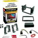 Scosche ICGM10BN Complete Double/Single DIN Stereo Installation Kit for Select Non-Amplified 2006-17 General Motors Vehicles - No Steering Wheel Remote - See Fit Guide in Images to Verify Your Vehicle