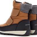 Weestep Winter Snow Boots for Boys and Girls Warm Easy-On (Toddler/Little Kids/Big Kids) (Brown)