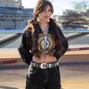 Bling Western Belts For Woman,Sparkly Rhinestone Bb Belt for Men Women Cowboys and Cowgirls