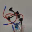 JABINCO 5 Pack 12V Car Add-a-Circuit Fuse TAP Adapter Mini ATM APM Blade Fuse Holder